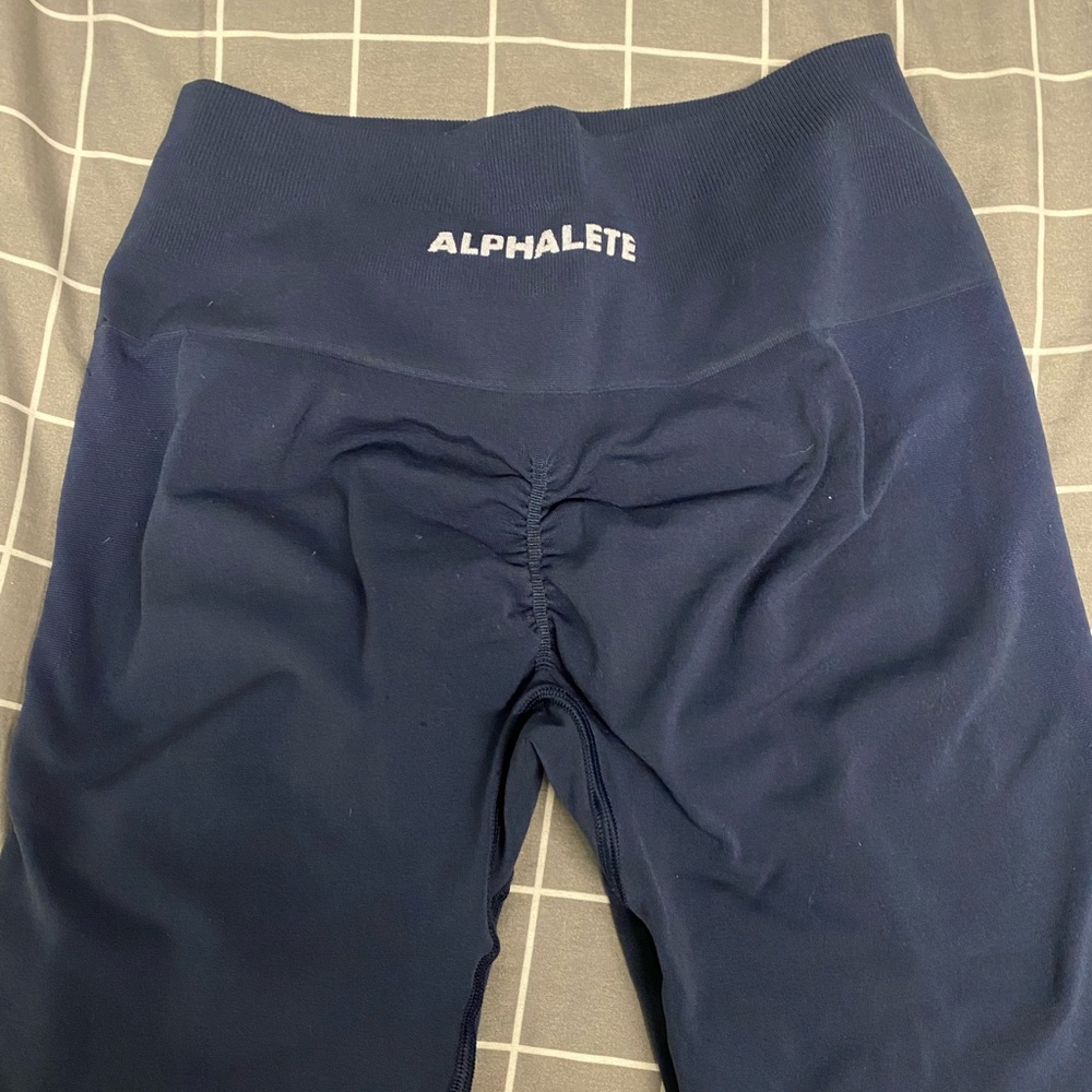 Tuxedo blue amplify leggings alphalete medium size